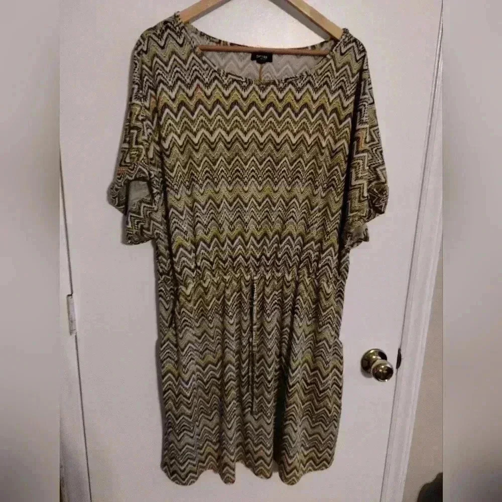 Plus Size Yellow Dress Tacera